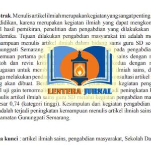 abstrak jurnal