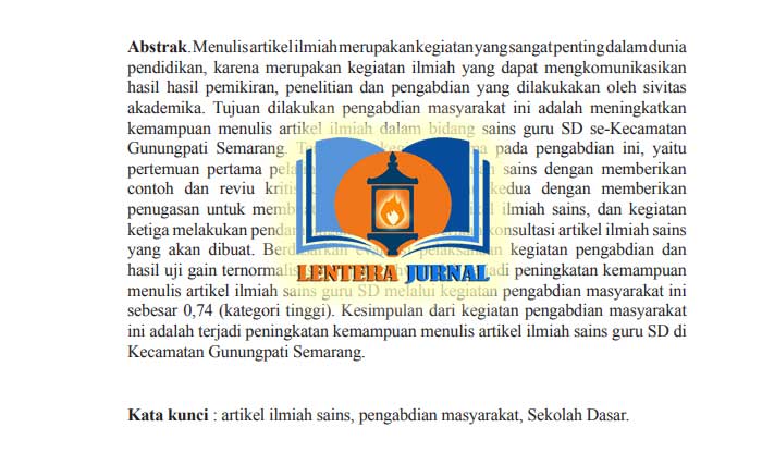 abstrak jurnal